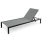 Hearth and Haven Navan Outdoor Foldable and Stackable Chaise Lounge in Dark Grey, , large