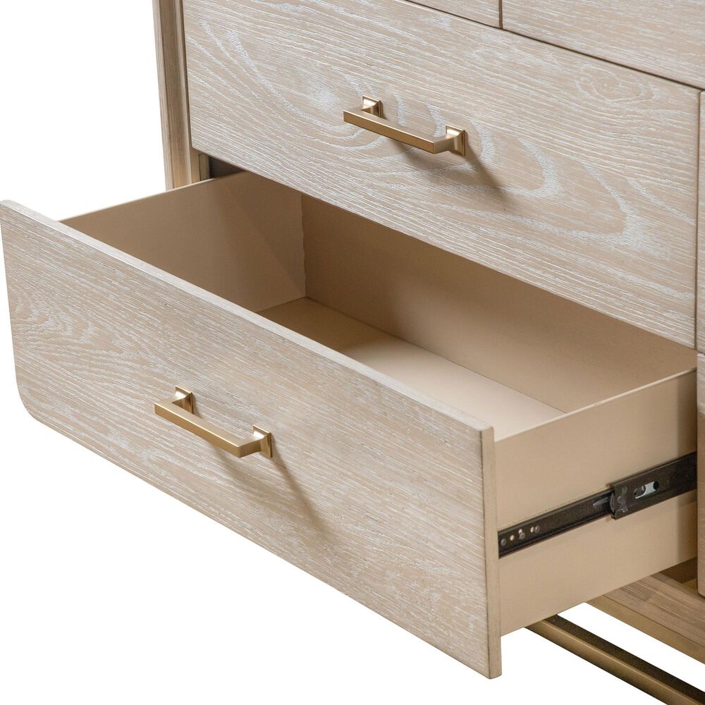 Furniture of America Sandnes 7-Drawer Dresser in Light Oak, , large