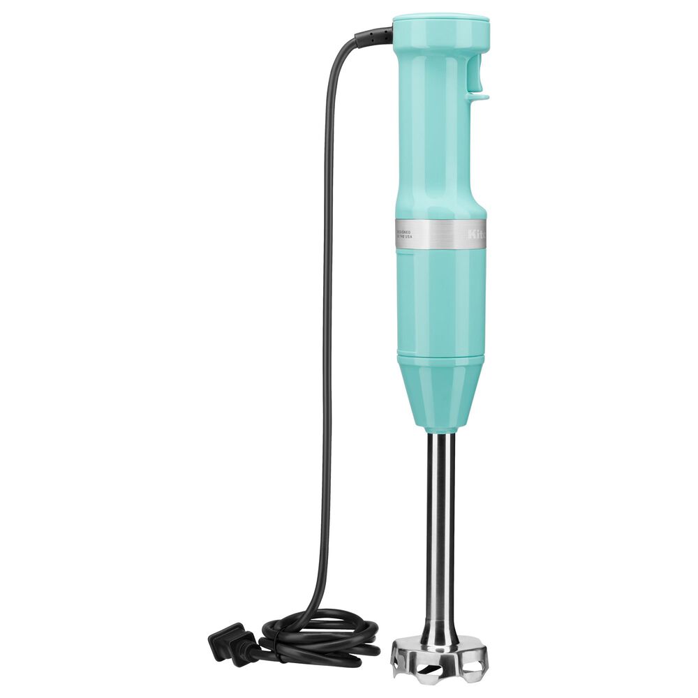 KitchenAid Corded Variable Speed Hand Blender in Aqua Sky, , large