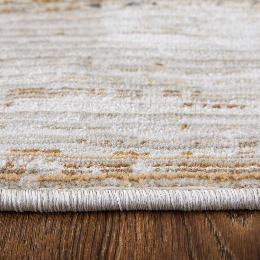 Feizy Deja 2&#39; x 3&#39; Dark Taupe Area Rug, , large