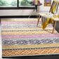 Safavieh Micro-Loop 4" x 6" Ivory and Rust Area Rug, , large