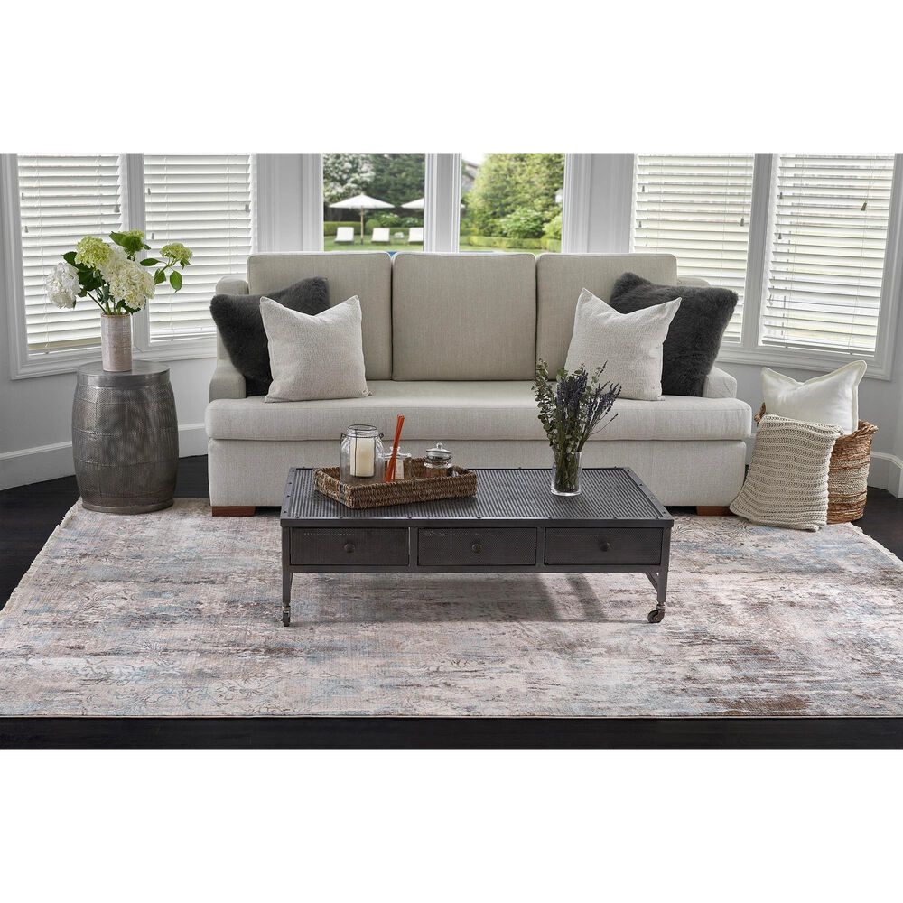 Momeni Izmir IZ-05 9&#39; x 12&#39; Blue Area Rug, , large