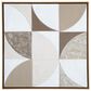 Ashley Harelman 40" x 40" Wall Art in Tan, Taupe and White, , large