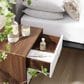 Modway Transmit 2 Drawer Nightstand in Walnut White, , large