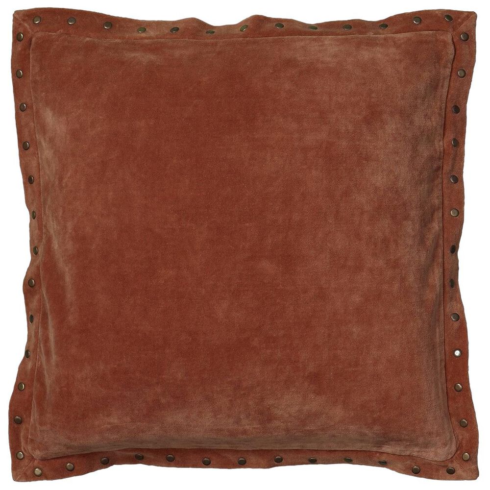 Rizzy Home 18" x 18" Pillow Cover in Solid Orange, , large
