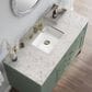 James Martin Vanities Chicago 48" Single Bathroom Vanity in Smokey Celadon with 3 cm Eternal Jasmine Pearl Quartz Top and Rectangular Sink, , large