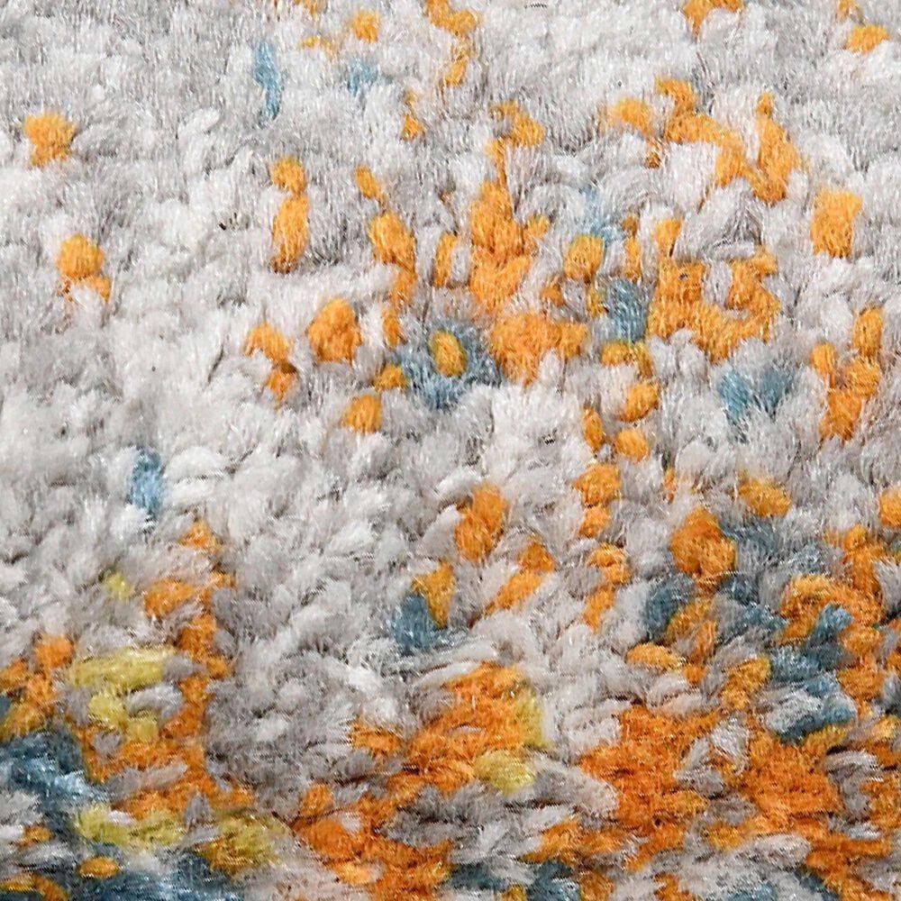 Amer Rugs Montana 7&#39;6&quot; Round Orange and Pink Area Rug, , large