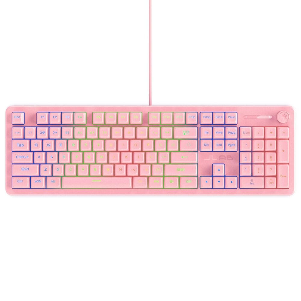 JLab Nightfall Wired Keyboard in Pink, , large
