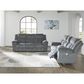 Ashley Tip-Off Power Reclining Loveseat in Slate, , large