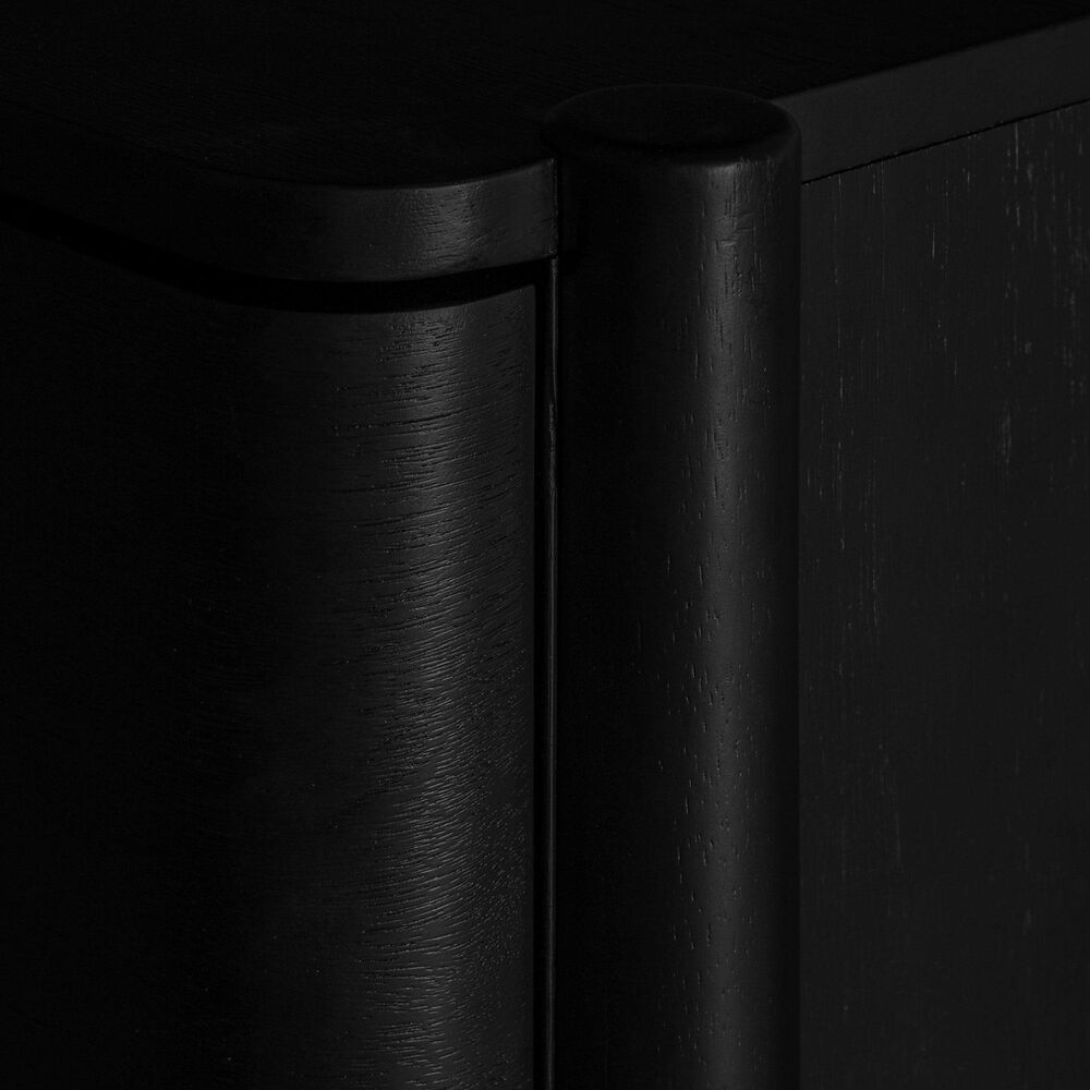 Marquette Interiors Casal 4-Drawer High Chest in Black, , large