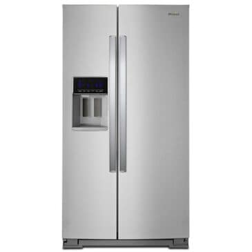 Whirlpool 28 Cu. Ft. 36-Inch Wide Side-by-Side Refrigerator in Stainless Steel, , large