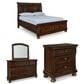 Millenium Porter 4-Piece Queen Storage Bedroom Set in Rustic Brown, , large
