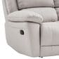 Furniture of America Glarus Manual Recliner Sofa and Loveseat Set in Off-White, , large