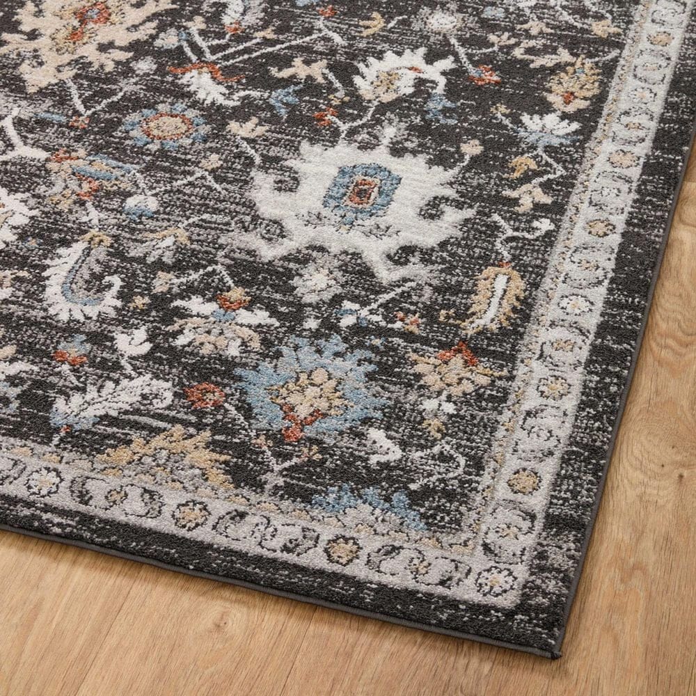 Loloi II Odette 11&#39;2&quot; x 15&#39;7&quot; Charcoal and Multicolor Area Rug, , large