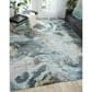 Nourison Prismatic PRS14 7"9" x 9"9" Grey and Slate Area Rug, , large