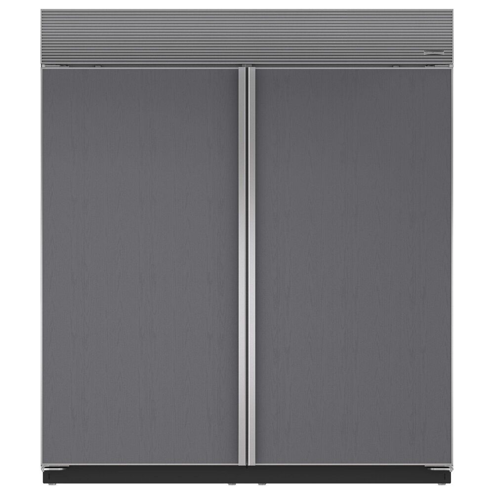 Sub Zero Dual Instal Kit with 72" Grille Frame in Stainless Steel, , large