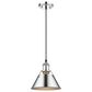 Golden Lighting Orwell 1-Light Small Pendant in Chrome, , large