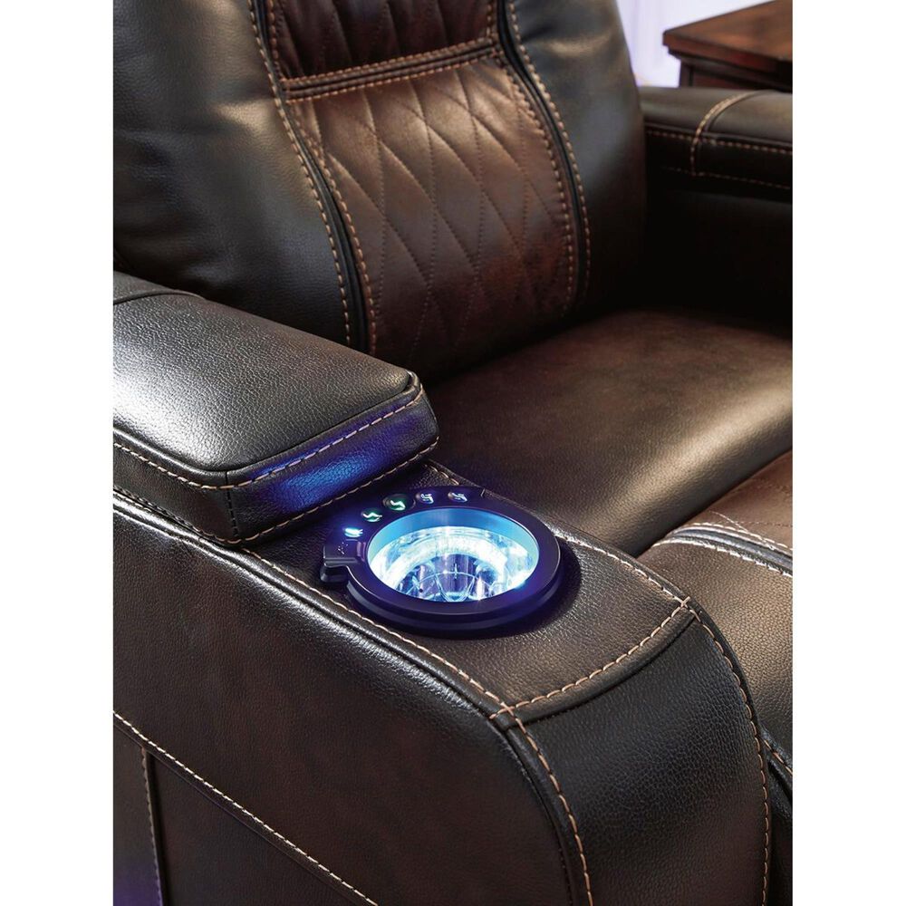 Ashley Composer Power Recliner with Adjustable Headrest in Brown, , large