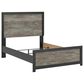 Ashley Broachmyn Full Panel Bed in Black and Gray, , large