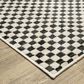 ROW by Oriental Weavers Hunter Black and Ivory 2"3" x 7"6" Runner, , large