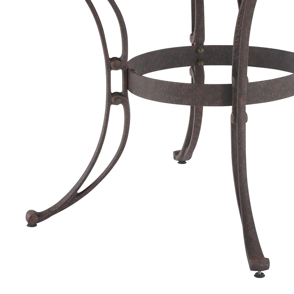 Homestyles Sanibel 5-Piece 48&quot; Dining Set with Swivel Chairs in Brown, , large