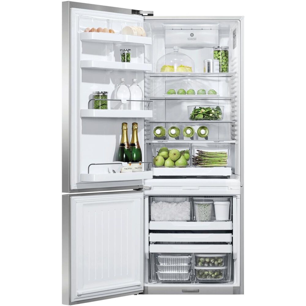 Fisher &amp; Paykel 13.5 Cu. Ft. ActiveSmart Counter Depth Bottom Freezer Refrigerator Left Hinge, , large