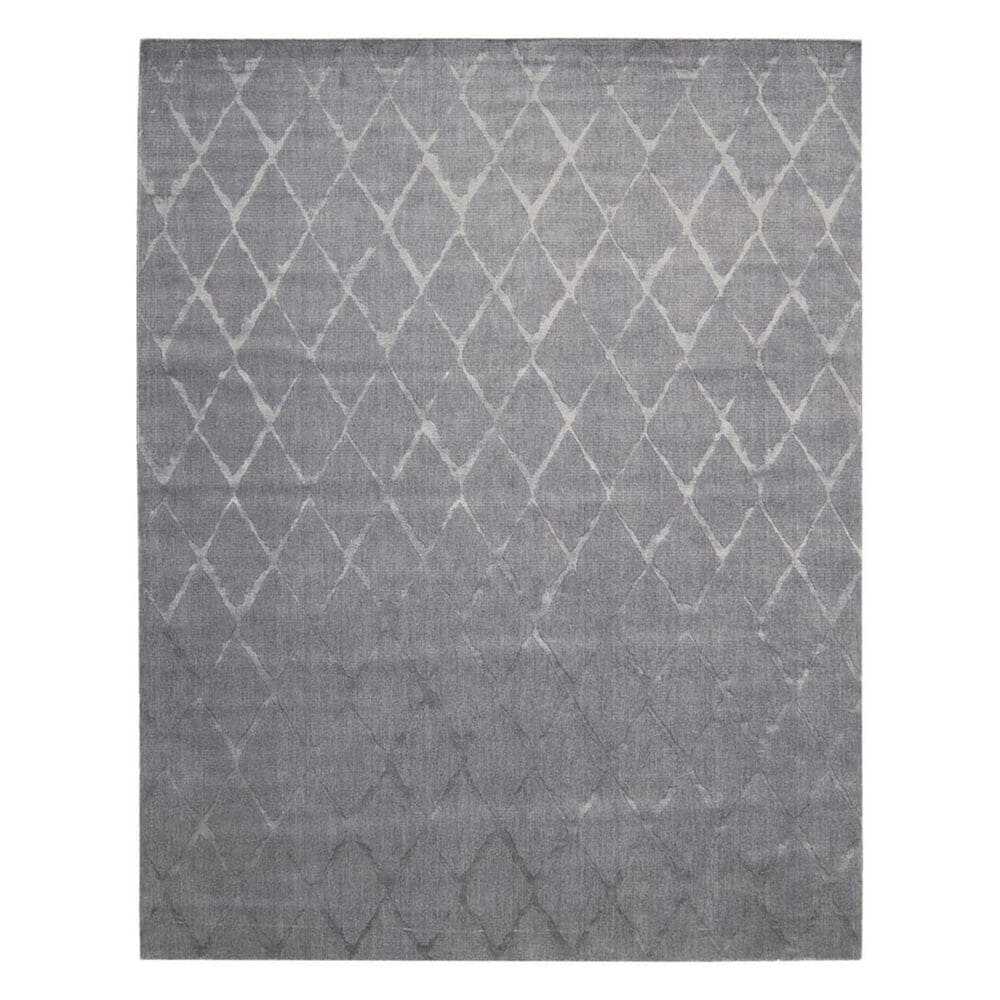 Nourison Twilight TWI15 7"9" x 9"9" Grey Area Rug, , large