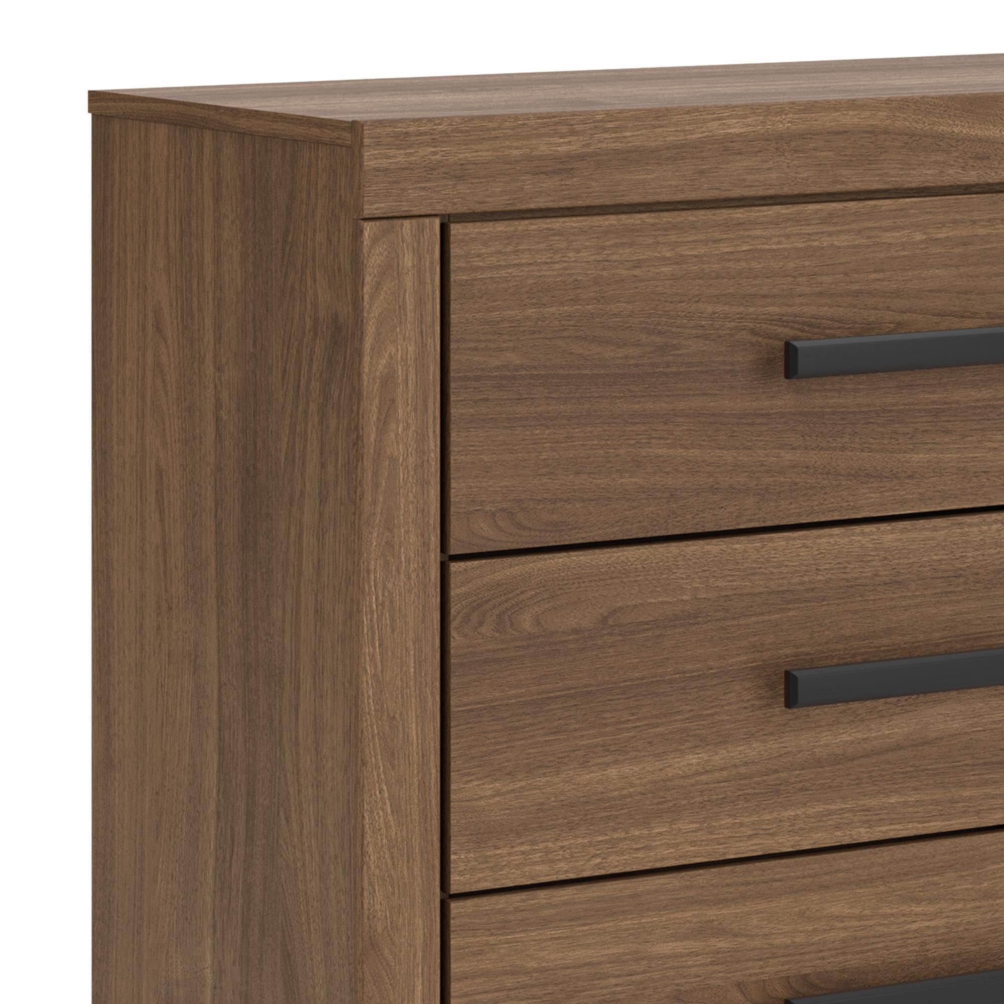 Ashley Broachmyn 4 Piece Full Panel Bedroom Set in Warm Auburn