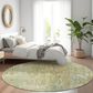 Dalyn Rug Company Kochi KC8 Sage 8" Round Area Rug, , large