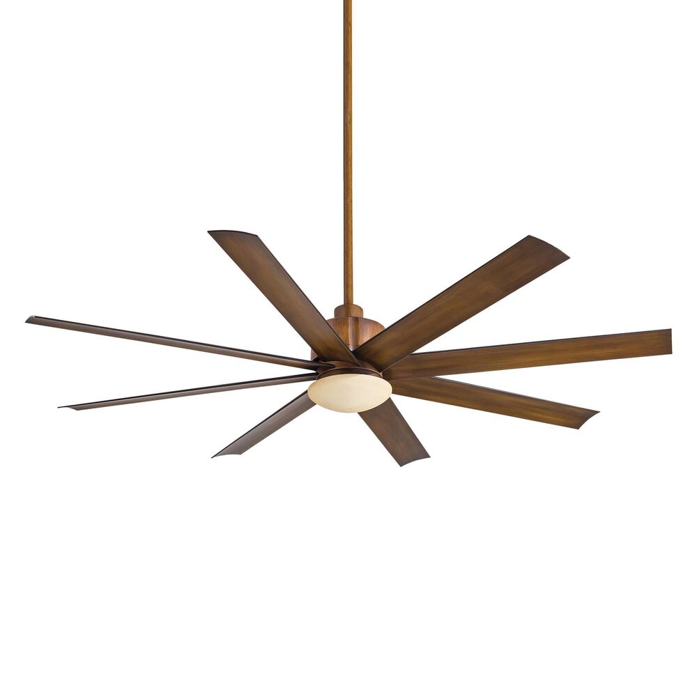 Minka-Aire Slipstream 65" Indoor/Outdoor Ceiling Fan with LED Light in Distressed Koa, , large