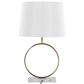 Grandview Gallery Moon Table Lamp in Gold and White, , large