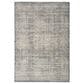 Nourison Lynx 2"3" x 12" Ivory and Blue Runner, , large