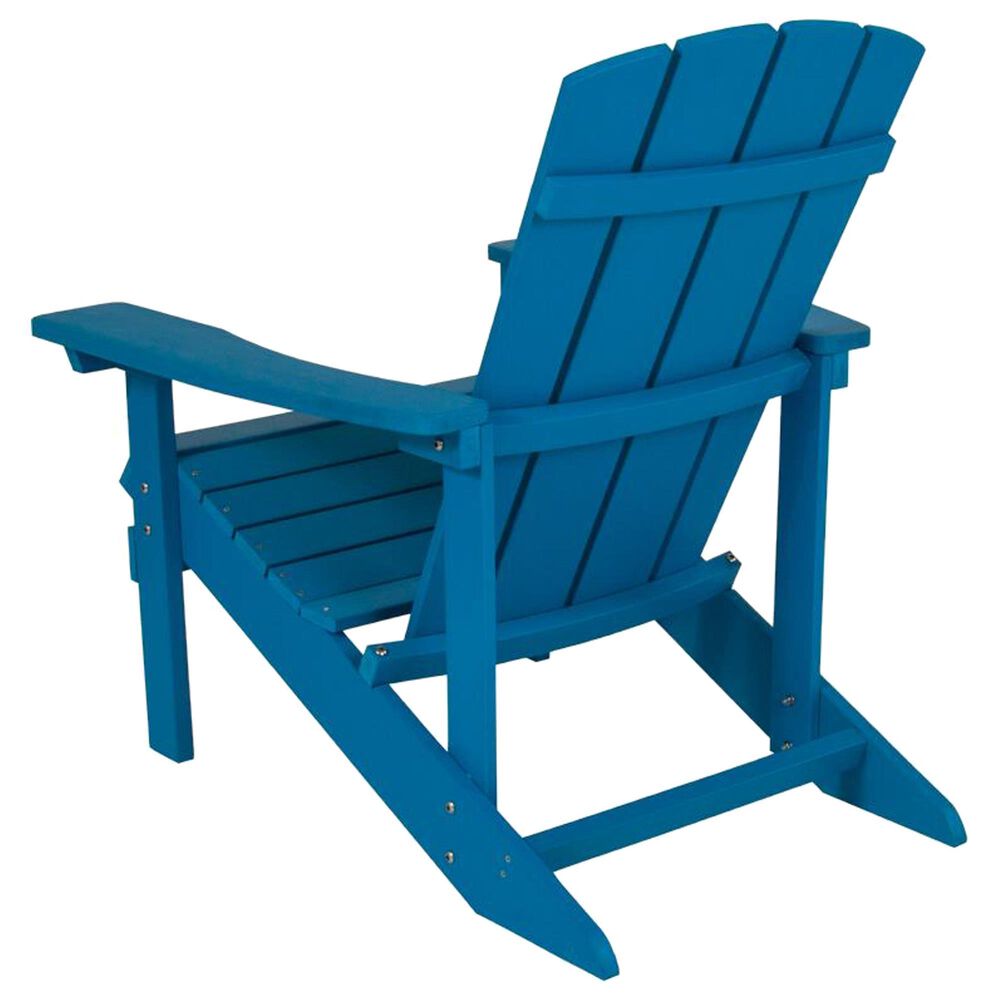 Flash Furniture Charlestown 3-Piece Adirondack Set in Blue, , large
