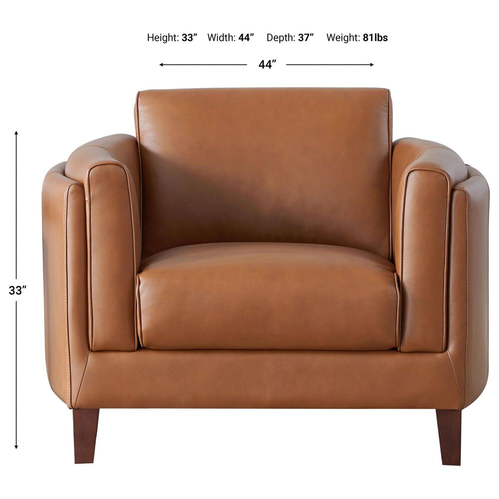 Hydeline Pacer Accent Chair in Nutmeg Brown, , large
