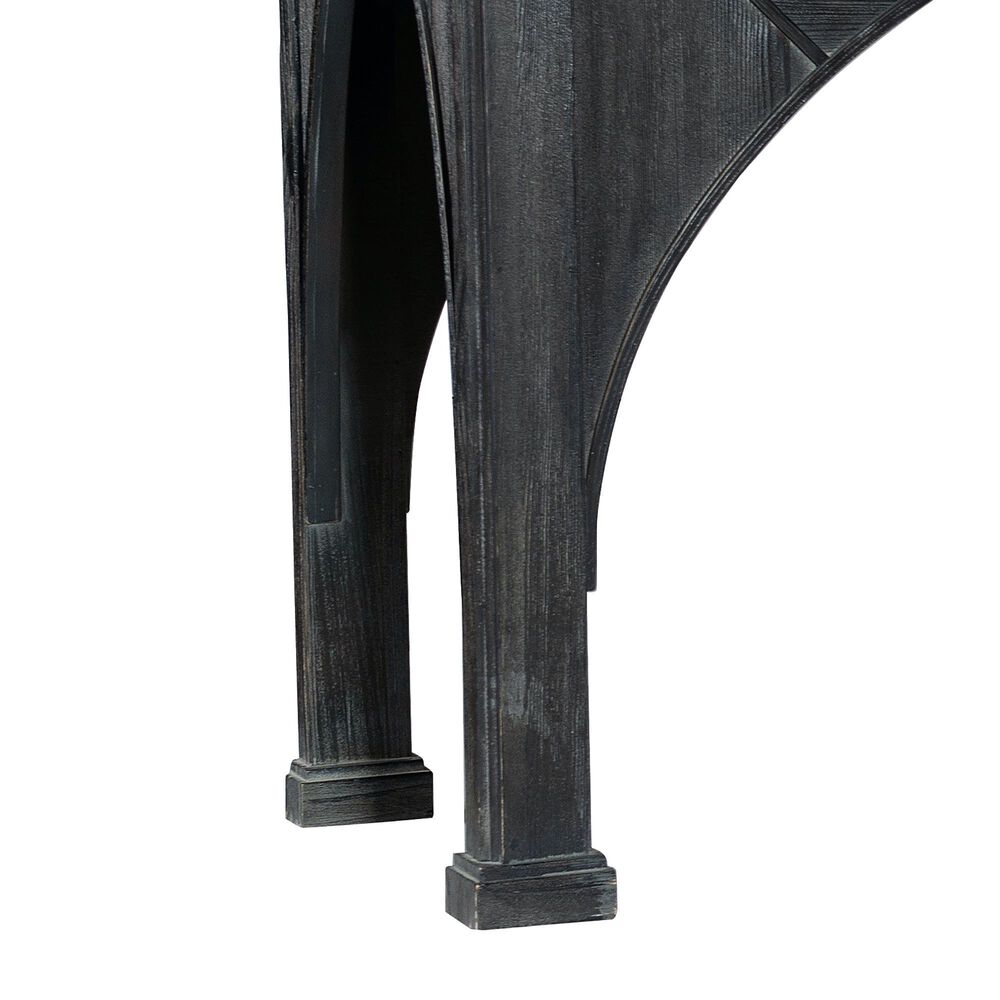 Hooker Furniture Melange Thunder Sofa Table in Dark Charcoal, , large