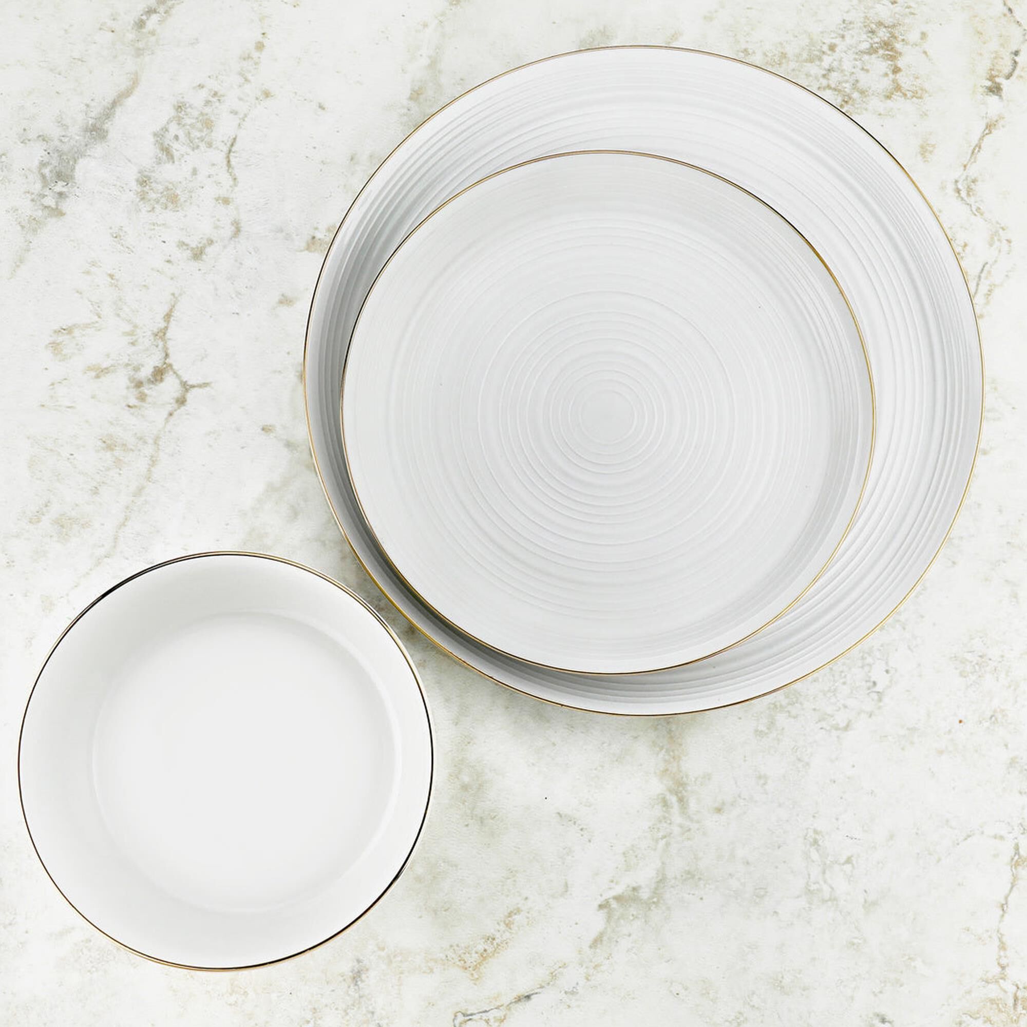 White silver sale dinner set