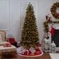 The Gerson Company 7.5" Montgomery Pine Artificial Christmas Tree with Clear Lights in Green, , large