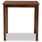 Baxton Studio Lenoir Counter Height Pub Table in Walnut Brown, , large