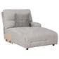 Ashley Acklen Place 3-Piece Power Right Facing Reclining Sectional with Chaise in Pewter, , large
