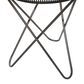 Uma Enterprises Accent Table in Dark Silver (Set of 2), , large