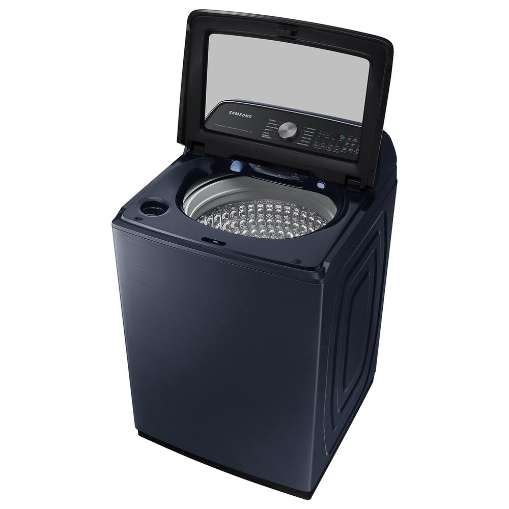 Samsung 5.4 cu. ft. Smart Top Load Washer with Pet Care Solution and Super Speed Wash in Brushed Navy, , large
