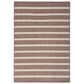Nourison Positano POS03 Natural and Ivory 7" x 10" Indoor/Outdoor Area Rug, , large