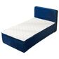 HOMLUX Plush Twin Mattress with Blue Headboard, , large