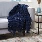 Safavieh Norlen 50" x 60" Throw in Navy, , large