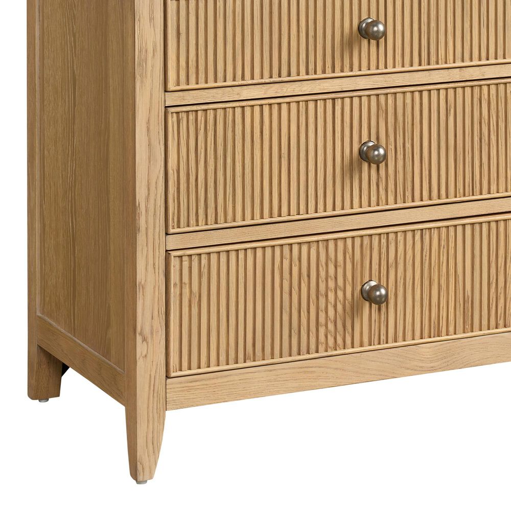 Universal Furniture Avaline Queen Platform Bed with Two Nightstands in Skylark, , large