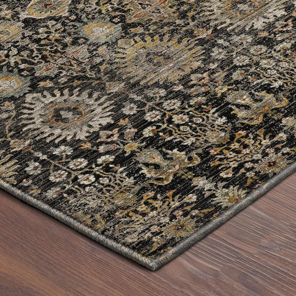 Dalyn Rug Company Aristo AR9 Black 2'3" x 7'6" Runner, , large