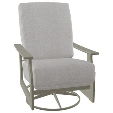 Telescope St. Catherine Swivel Rocker with Charter Silk Cushion in Storm, , large