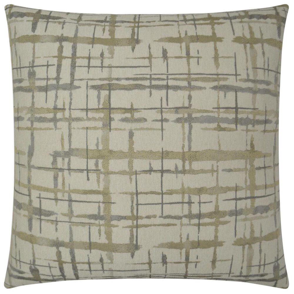 D.V.Kap Inc 24" Feather Down Decorative Throw Pillow in Protraction-Pewter, , large