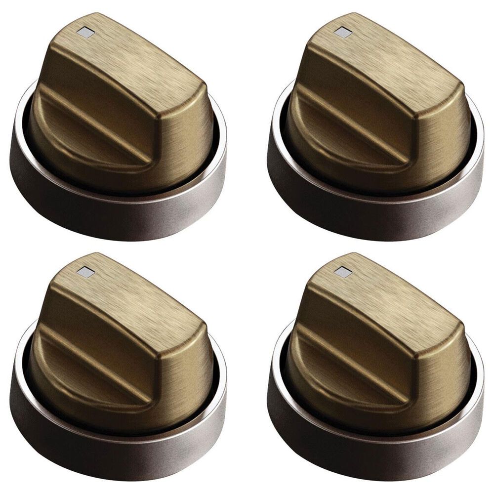 Wolf Appliances 30" Professional Gas Cooktop Knob Kit in Brushed Brass, , large