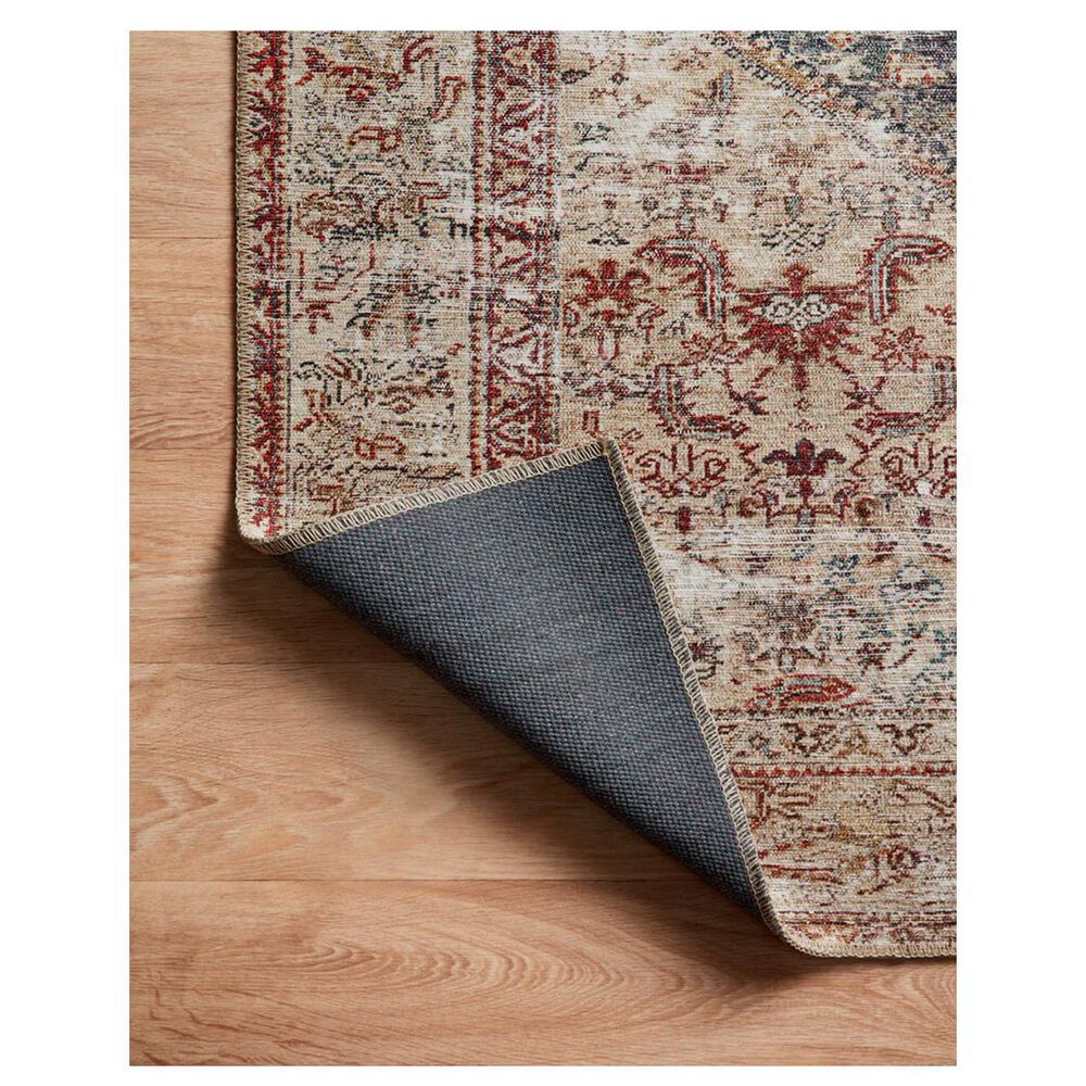 Amber Lewis x Loloi Georgie 2&#39; x 5&#39; Teal and Antique Area Rug, , large